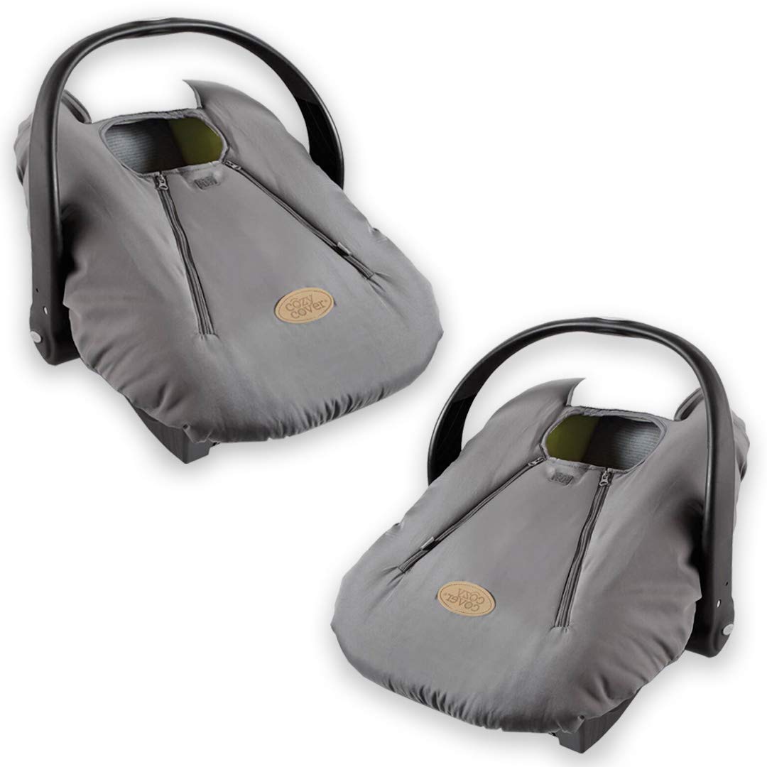 Cozy Cover Infant Car Seat Cover (Charcoal)  The Industry Leading Infant Carrier Cover Trusted by Over 6 Million Moms Worldwide