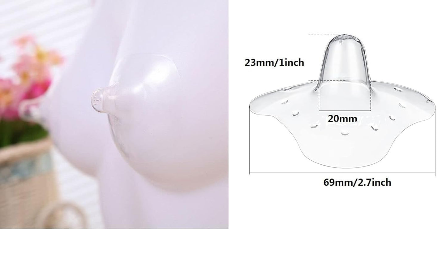 Finever Nipple Shields For Nursing Newborn For Women Breastfeeding Baby Premium Contact Nippleshield For With Latch Difficulties