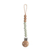mushie 100% Silicone Baby Pacifier Clip BPA Free | Eva (Sage)