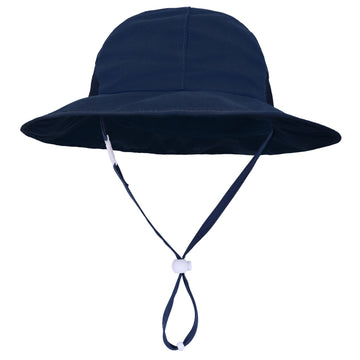 Simplikids Boys Infant Swimming Hat Baby Hat Sun Baby Boys Sun Hat Upf 50+ Sun Protection Wide Brim Bucket Hat Navy 0-12 Months