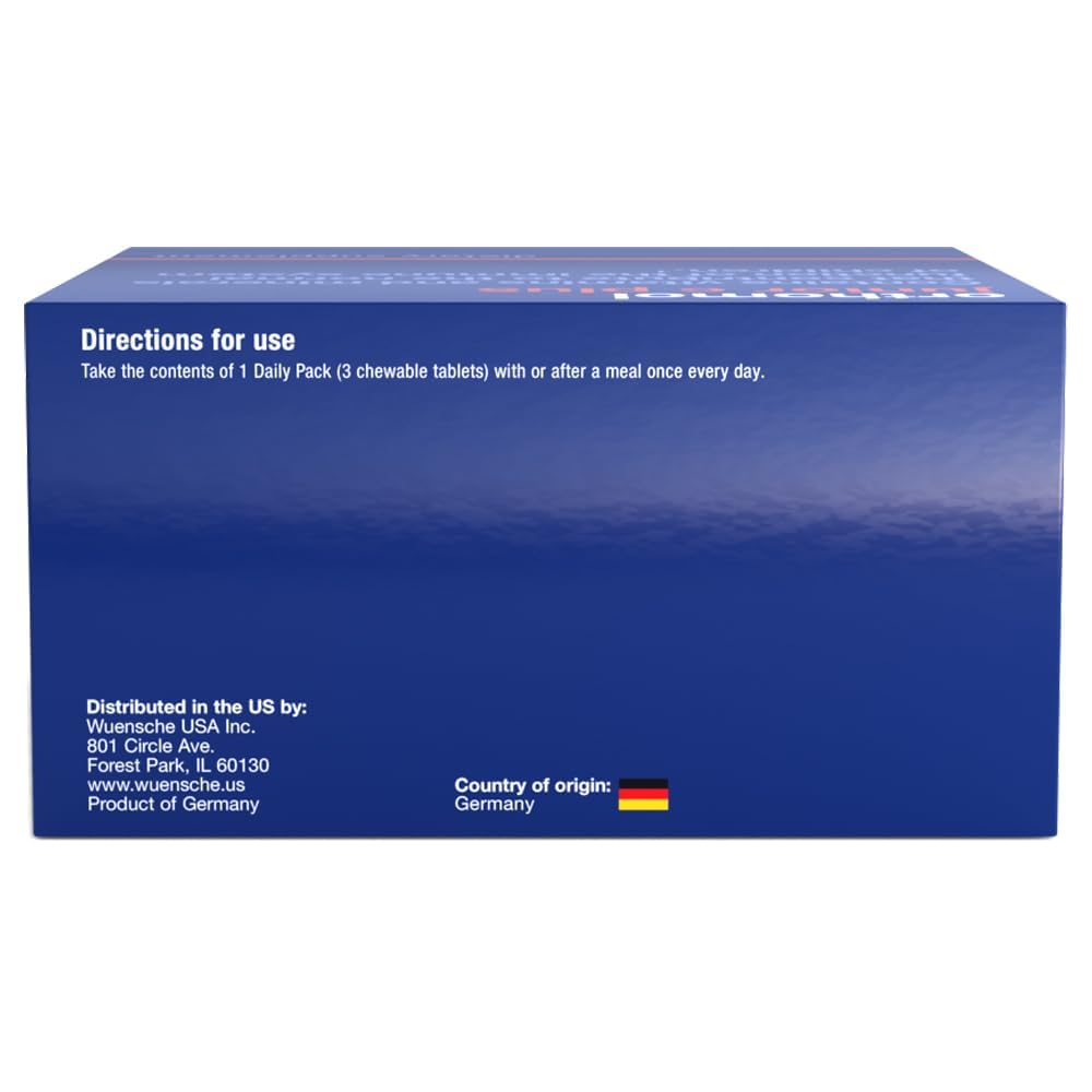 Orthomol Immun Junior C Plus, Kid'S Multivitamin, Tangerine Flavor, 30-Day Supply