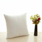 SKIVE India Microfiber Filling Satin Stripe Fabric Filler Cushion (16 X 16 ; White) Set of 1