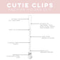 Ryan & Rose Cutie Clip Braiden Pacifier Clip - Braided Silicone (White)