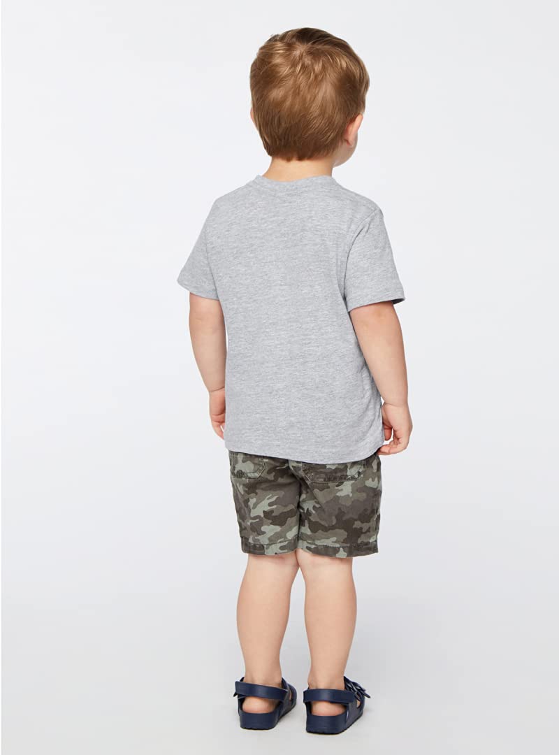 Rabbit Skins 3321 - Fine Jersey Toddler T-Shirt, Granite Heather, 4T