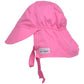 Flap Happy Upf 50+ Flap Hat With Ties, Candy Pink, Medium