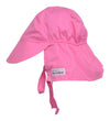 Flap Happy Upf 50+ Flap Hat With Ties, Candy Pink, Medium
