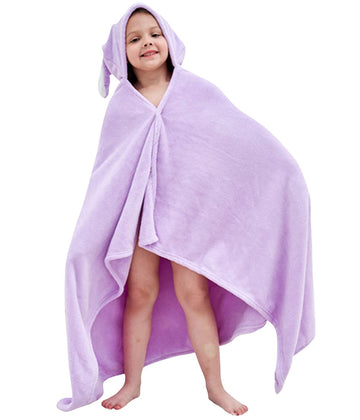 Vauwmsr Kids Hooded Beach Bath Towel Blanket Soft Warm Absorbent Swimming Poncho Shower Towel For Boys Girls, 55' X 28'