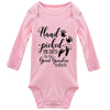 Hand Picked For Earth By My Great Grandma In Heaven Newborn Universal Short Sleeve Bodysuits, 1Pink, 6 Months, 1Pink, 6 Months
