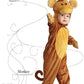 Toddler'S Cute Monkey Costume For Halloween And Dress Up - Monkey
