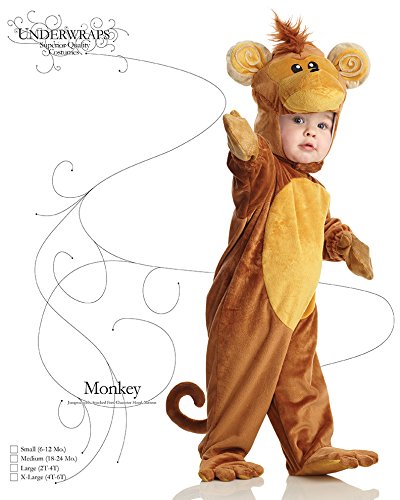 Toddler'S Cute Monkey Costume For Halloween And Dress Up - Monkey