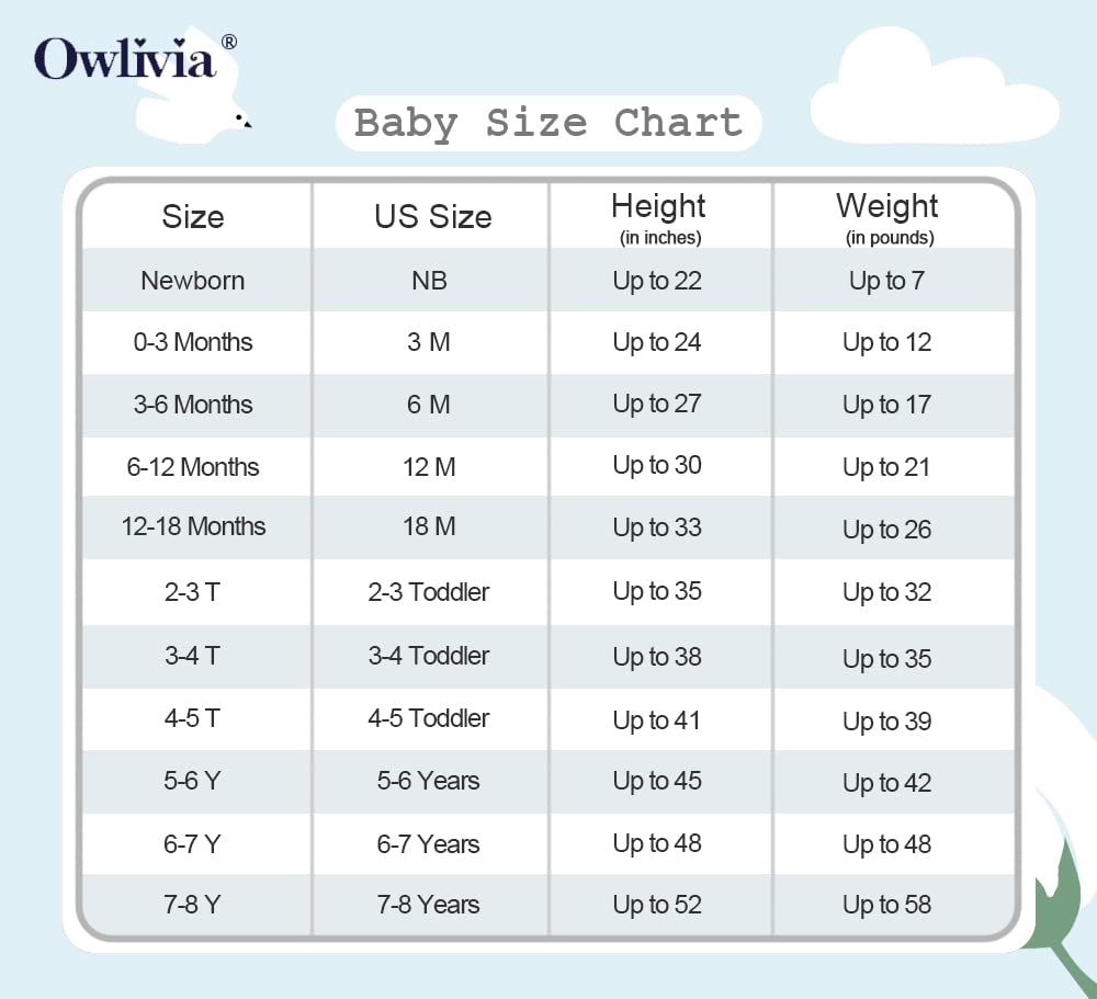 Owlivia Organic Cotton Baby Boy Girl Zip Up Sleep N Play, Footless, Long Sleeve(12-18 Months, Off-White)