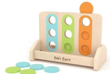 Generic Wooden Educational Montessori Color Match & Coin Drop for Toddlers, Small
