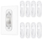 Lisol Wall Switch Guards Plate Covers Child Safety Home Decor (8 Pack), Clear - Keeps Light Switch ON Or Off Prevent Accidental 