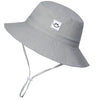 Toddler Sun Hat Baby Summer Hat For Boys 0-6 Months Smile Face Grey