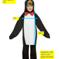 Rasta Imposta Lightweight Penguin Costume, Black and White, Child Size 4-6X