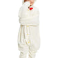 CANASOUR Chicken Onesie Kids Animal Rooster Farm Halloween Cosplay Costume for 8-10 Years Girls Unisex Outfuit One Piece Hooded 