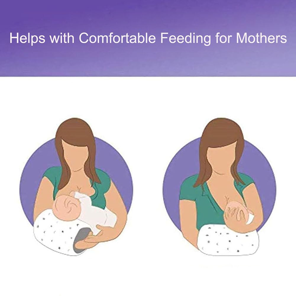 Lenotex Breastfeeding Pillows Cotton Nursing Arm Pillow Skin-Friendly Feeding Pillow Mini Arm Pillow For Breastfeeding Washable