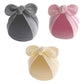 Snowie Soft Baby Cap 612 Months, 3Pcs Cap For Baby Girl Boy, Bow Knot Babies Caps For Born 03 Months, 12 Years, Newborn Cotto