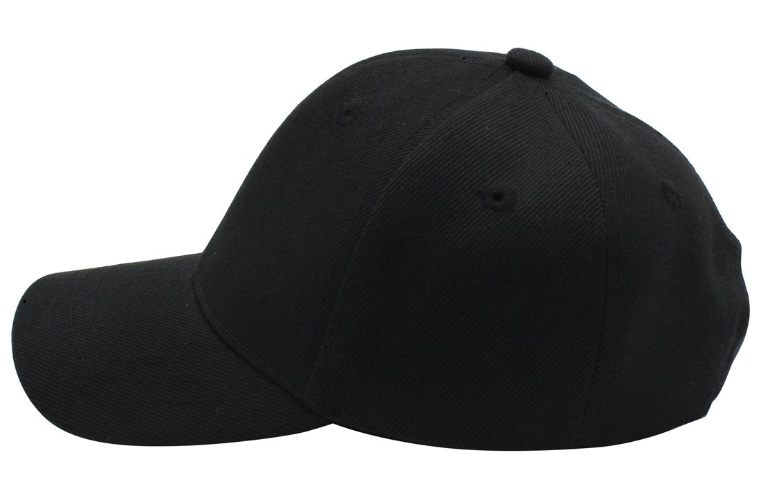 Toddler Baby Boys Girls Baseball Cap Hat-100% Durable Sturdy Polyester Hat, Blk