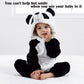 Qiaoniuniu Halloween Baby Panda Costumes Toddler Outfit Infants Cosplay Romper 6-12 Months