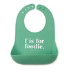 Bella Tunno Baby Bib for Eating, Waterproof Silicone Bib with Large Food Catcher, Adjustable Fit for Babies 4-12 months & Toddle