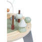 Janod J04402 Sweet Cocoon Wooden Activity Multi-Play Table Toddlers - Fine Motor Development - Non-Slip Feet - Water Painted and