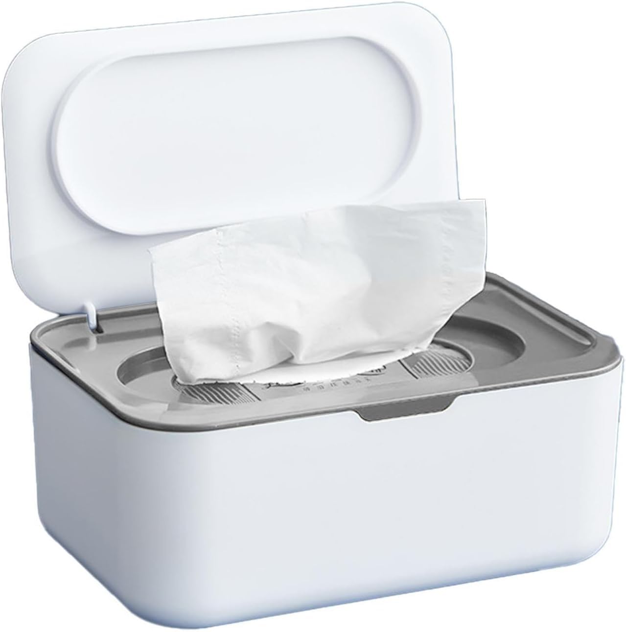 Refillable Wet Wipes Dispenser for Babies & Adults - One-Handed Operation, Freshness-Locking Design, Wet Toilet Paper Box for Ho