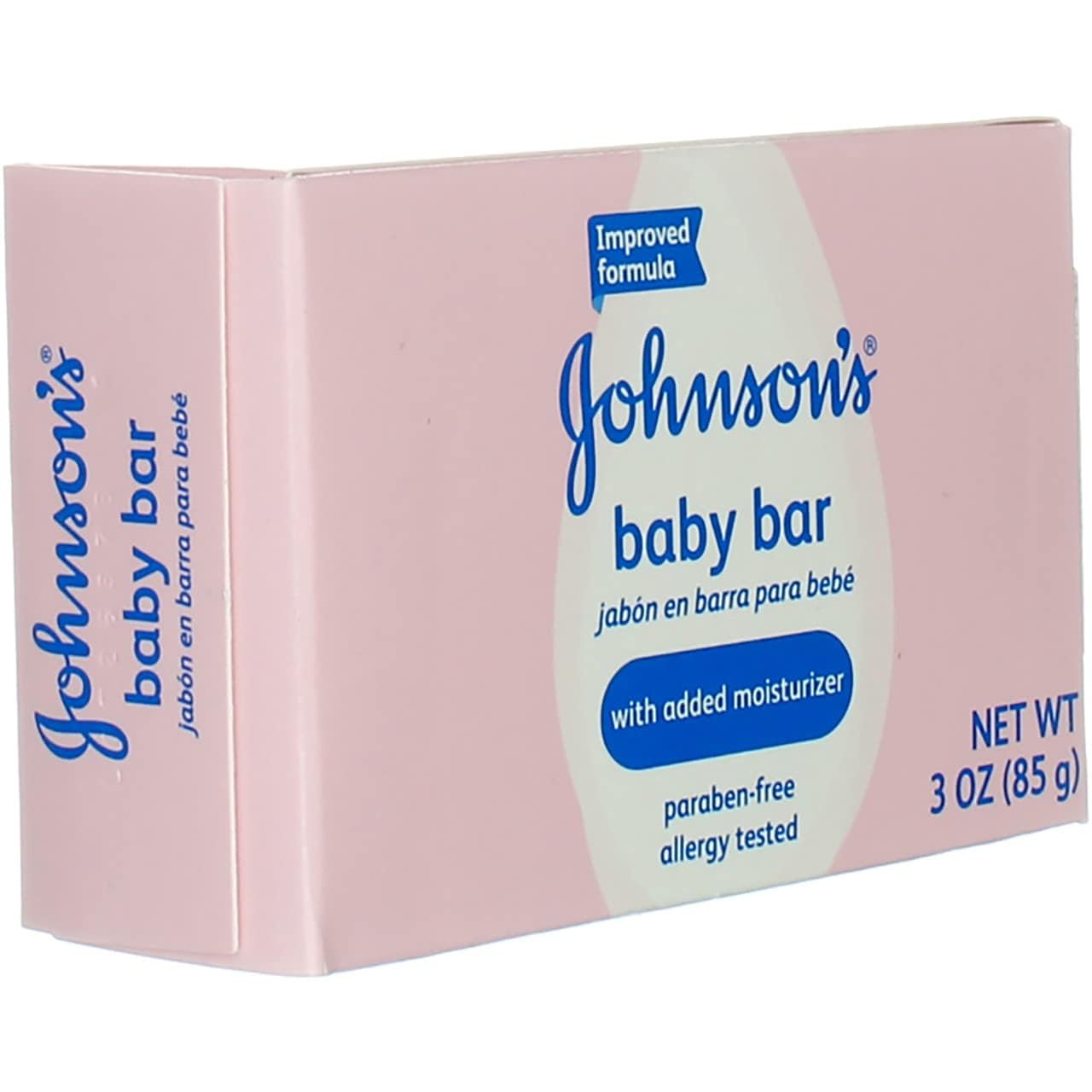 Johnson'S Baby Soap Bar For Face & Body - 3 Oz, 3 Pack (003262)