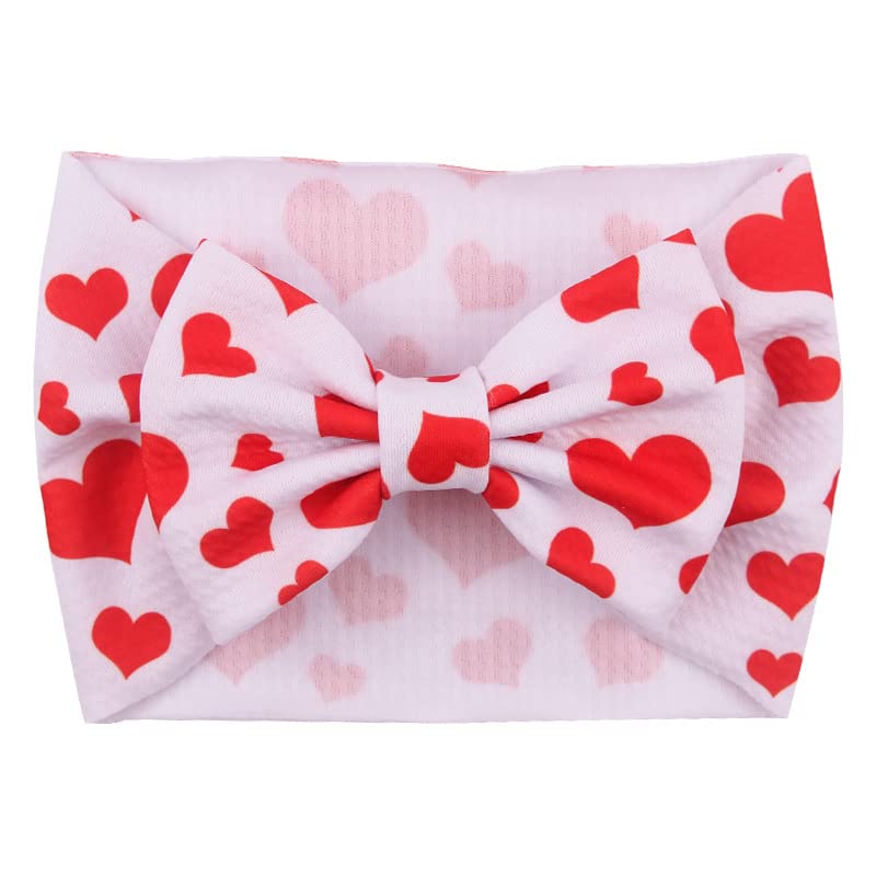 Bbtdin Valentine'S Day Turban Bow Baby Girls Valentine'S Day Headband Bowknot Holiday Headware Btv03 (A1)