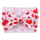 Justmydress Baby Valentines Heart-Shaped Headband Hair Band Headwraps Valentine'S Days Jhv02 (White Turban)