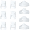 6PCS Duckbill Valves & 4PCS Diaphragm Compatible with Momcozy M5 Wearable Breast Pump, Replacement Pump Parts Accessories Compat