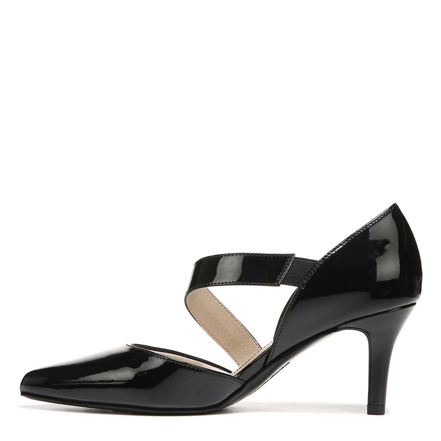 Lifestride Womens, Suki Pump Black Patent 75 M