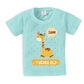 Baby Wish Toddler TShirt 5Th Birthday Outfit For Boys & Girls Round Neck Half Sleeve Fifth Birthday Tee  Five Year Old Printed