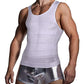 Firstfit Abs Abdomen Compression Slimming Tummy Tucker Vest, Underwear Shapewear Slim Body Shaper For Men  White (Xl)