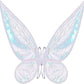 Oprtuisi Angel Wings, Shiny Transparent Wings, Pink Angel Wings Sutable For Halloween Costume Dress Up And Taking Beautiful Phot