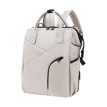 BOKIOESDE Convenient Baby Nursing Bags Tons Of Storage Nappy Changing On Go Wide Applications Baby Stroller Nappy Backpack, Beig