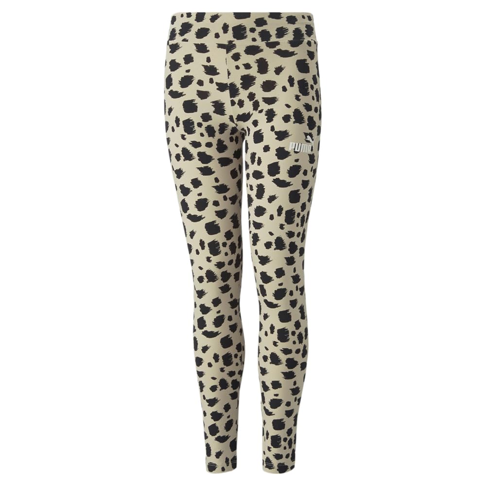 Puma Girls ESS+ ANIMAL AOP Leggings, Granola, 104 (67351988)