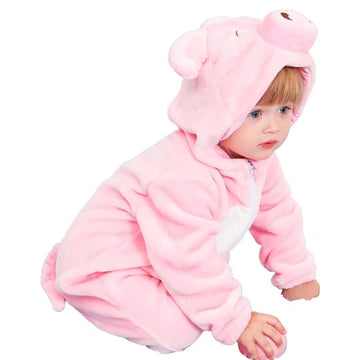 Qiaoniuniu Halloween Baby Pig Costumes Toddler Outfit Infants Cosplay Romper 30-36 Months