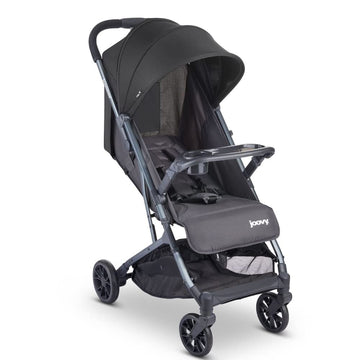 Joovy Kooper Lightweight Baby Stroller Featuring Removable, Swing-Open Tray, Big Wheels, Reclining Seat With Footrest, Extra-Lar