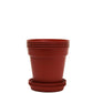 Mintra Home Garden Pots 4Pk (Burgundy, 11Cm Diameter (43In))