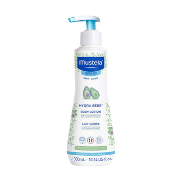Mustela Hydra Bebe Body Lotion Daily Moisturizing Baby Lotion With Natural Avocado, Jojoba And Sunflower Oil,10.14 Fl Oz (Pack O