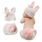 Swovo Newborn Photography Props Outfits,Baby Crochet Outfits,Handmade Knitted Baby Costume Sets,Pink