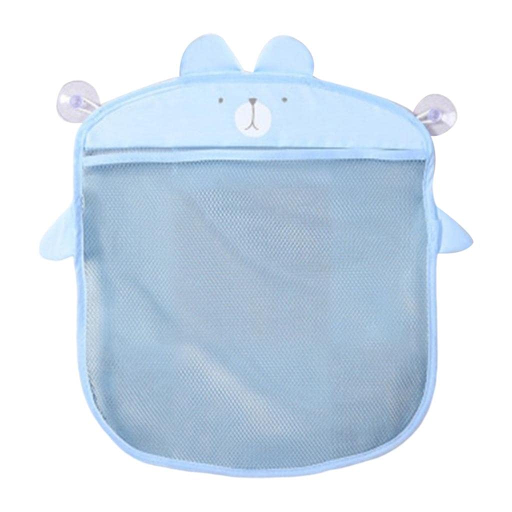 ATORSE Baby Bath Time Toy Tidy Storage Hanging Bag Mesh Bathroom Organiser Net Blue