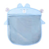 MERISHOPP Baby Bath Time Toy Tidy Storage Hanging Bag Mesh Bathroom Organiser Net Blue