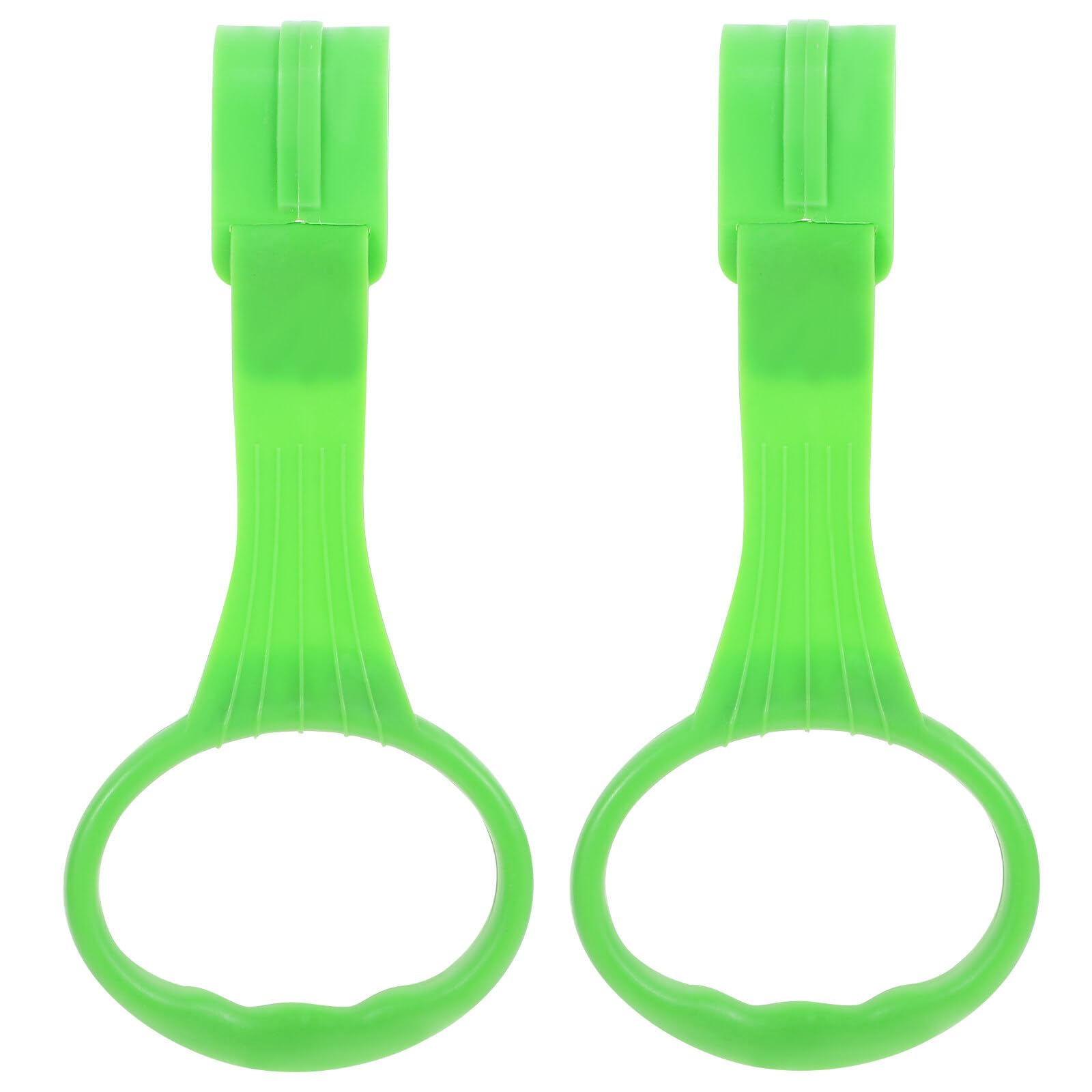 Toyvian Baby Pull up Rings: 1 Pair Baby Walking Rings, Baby Silicone Pull up Bar Playpen Pull up Rings, Infant Crib Pull Rings A