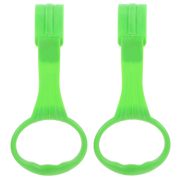 Toyvian Baby Pull up Rings: 1 Pair Baby Walking Rings, Baby Silicone Pull up Bar Playpen Pull up Rings, Infant Crib Pull Rings A