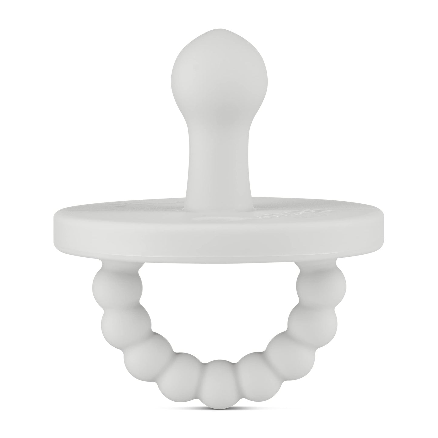 Ryan & Rose Cutie Pat Pacifier Teether (Bulb, Grey)