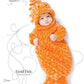 Underwraps Unisex Baby Baby'S Gold Fish Bunting Infant And Toddler Costumes, Orange, 0-6 Months Us