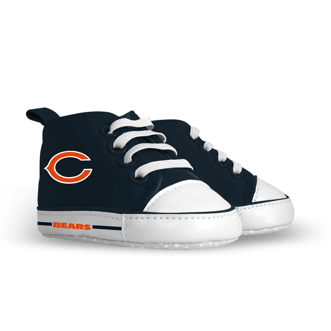 MasterPieces - NFL Baby Pre-Walkers Shoes, Officially Licensed Chicago Bears Football, High Top Sneakers, Soft Anti-Slip Soles, 