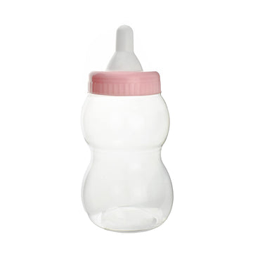 13' Jumbo Milk Bottle Coin Bank Baby Shower Favors (Light Pink)